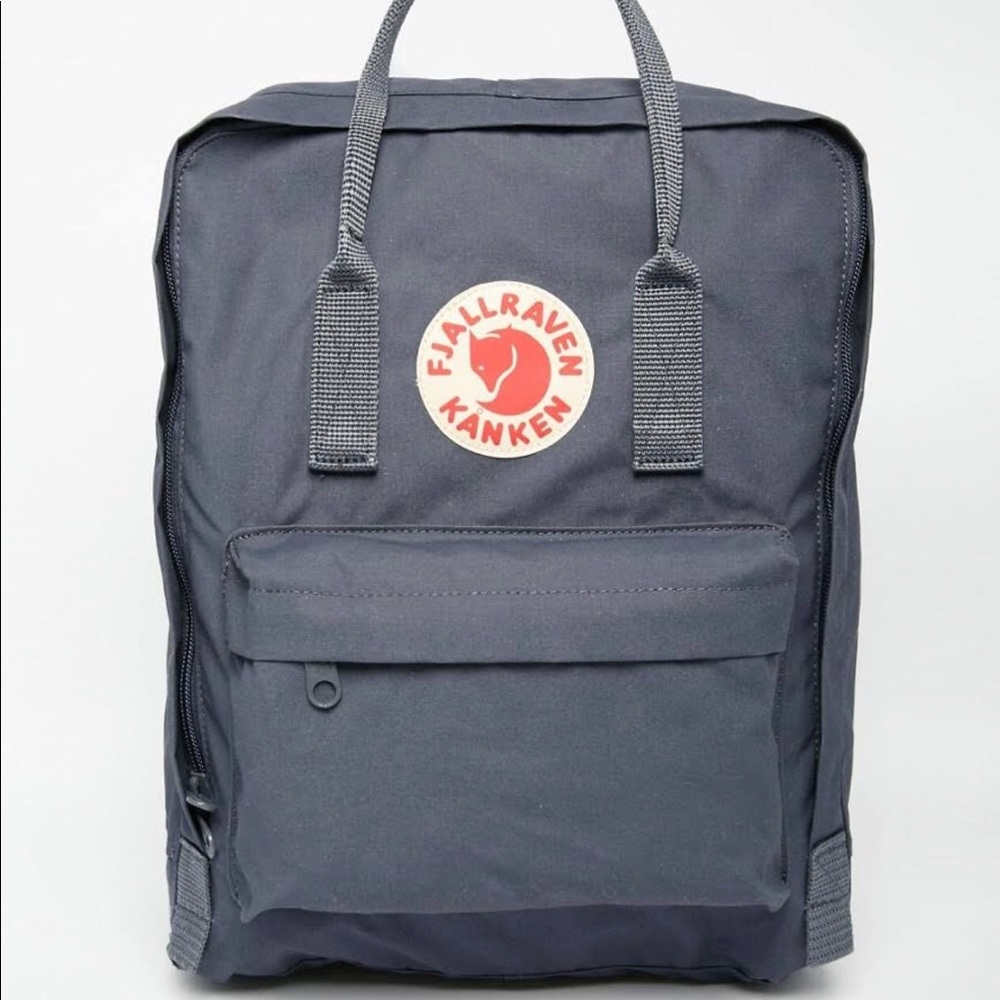 Fjallraven Classic Kanken Backpack, Blueish/Grey